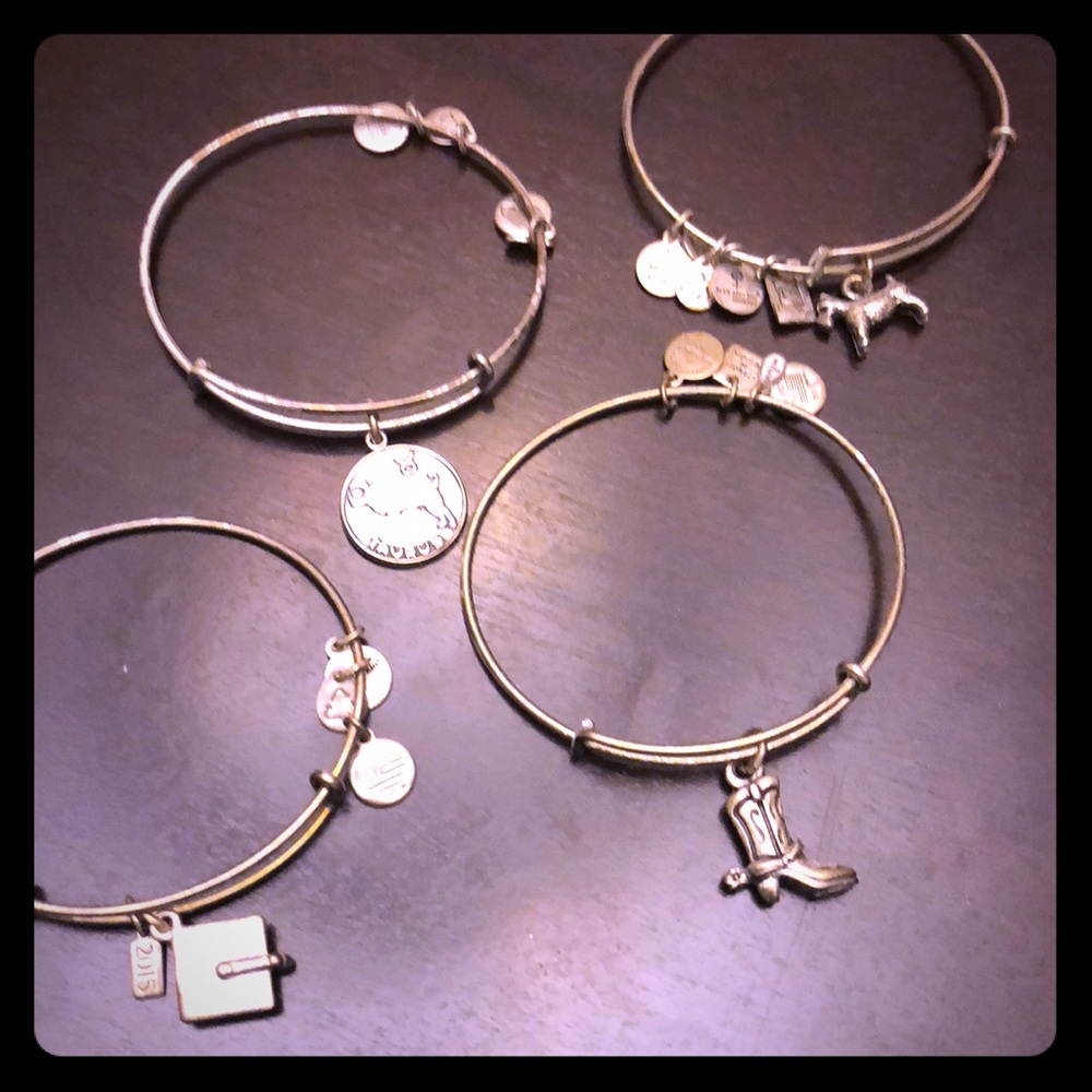 Alex and Ani Lot Scottie Dog Boot Taurus